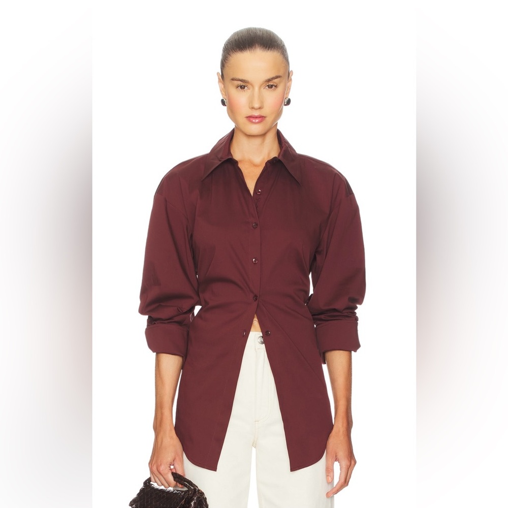 Simon Miller NWT Loch Poplin Button Up Shirt